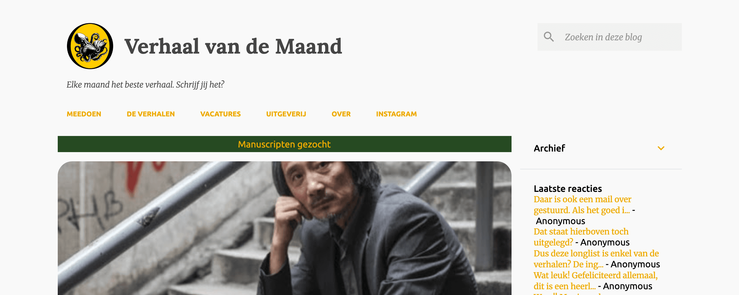Door Verhaal van de Maand gewaardeerde schrijvers vinden ook hun weg naar Vertelvuur