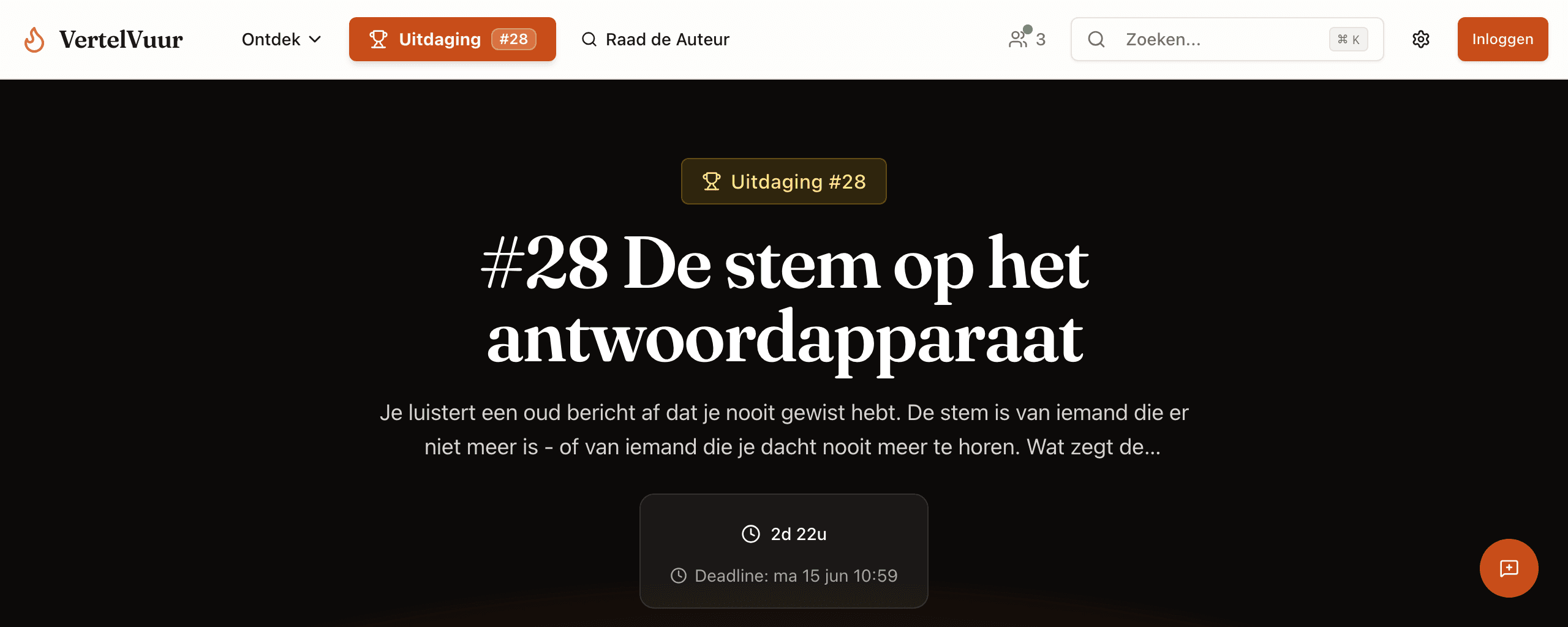 Een week vol vonken — dit is er nieuw op VertelVuur